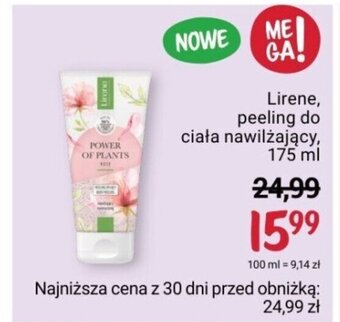 Rossmann Lirene, peeling do ciała nawilżający, 175 ml oferta