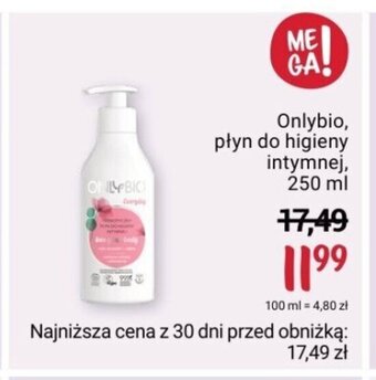 Rossmann Onlybio, płyn do higieny intymnej, 250 ml oferta