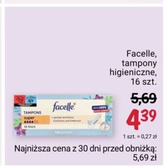 Rossmann Facelle, tampony higieniczne, 16 szt. oferta