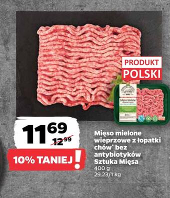 Netto Mięso mielone wieprzowe z łopatki chów * bez antybiotyków sztuka mięsa oferta
