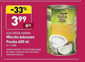 ALDI Mleczko kokosowe Puszka 400 ml oferta