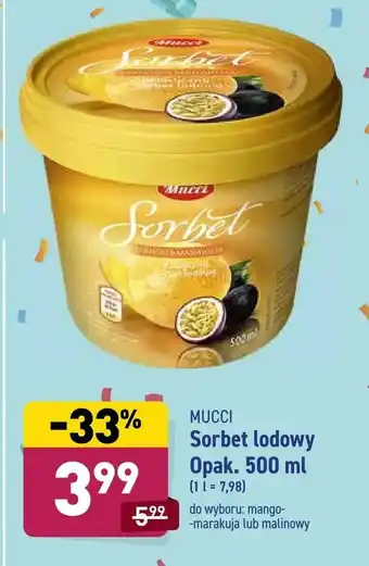 ALDI Sorbet lodowy oferta