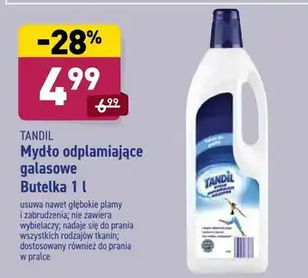 ALDI Mydło odplamiające galasowe Butelka 1 l oferta