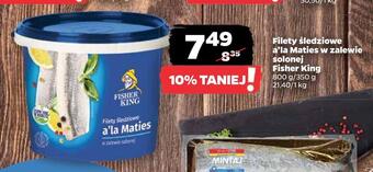 Netto Filety śledziowe a'la maties w zalewie solonej fisher king oferta