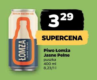 Netto Piwo łomża jasne pełne oferta