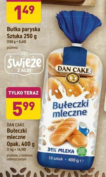 ALDI Bułeczki mleczne oferta