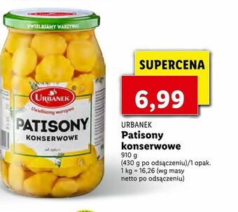 Lidl Patisony konserwowe oferta