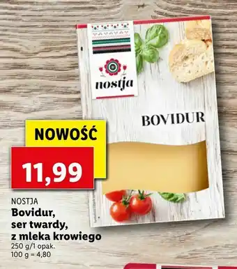 Lidl Bovidur, ser twardy, z mleka krowiego oferta