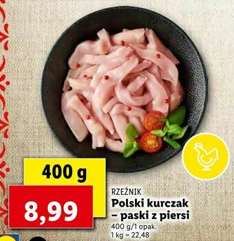 Lidl Polski kurczak - paski z piersi oferta