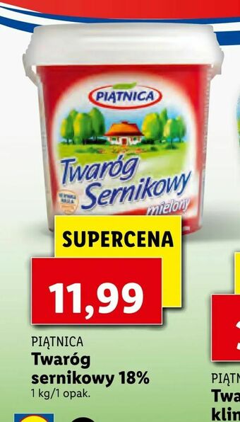 Lidl Twaróg sernikowy 18% oferta