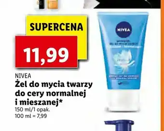 Lidl Żel do mycia twarzy do cery normalnej i mieszanej oferta