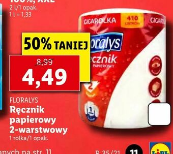 Lidl Ręcznik papierowy 2-warstwowy oferta