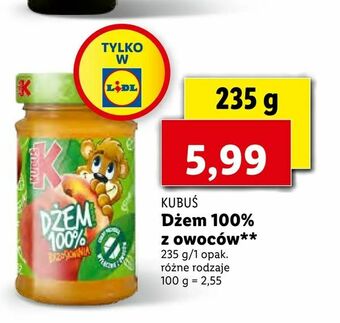 Lidl Dżem 100% z owoców oferta