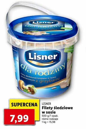 Lidl Filety śledziowe w sosie oferta