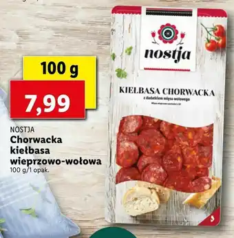 Lidl Chorwacka kiełbasa wieprzowo-wołowa oferta