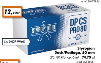 Bricoman Płyta styropianowa styrop min oferta