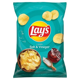 Społem Lay's chipsy ziemniaczane o smaku słono-kwaśnym 130 g oferta