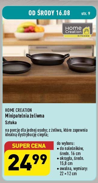ALDI Minipatelnia żeliwna 16 cm oferta