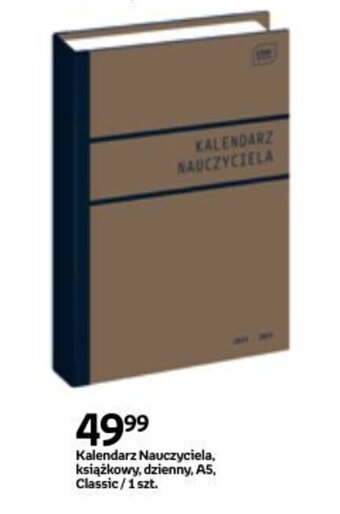 Empik Kalendarz Nauczyciela, książkowy, dzienny, A5, Classic oferta