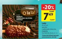Intermarche Lody wanilia czekolada mleczna z migdałami oferta
