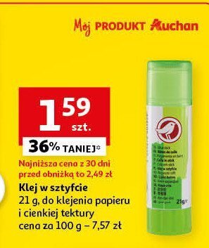 Auchan Klej w sztyfcie oferta
