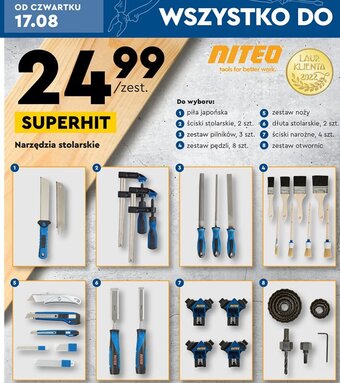 Biedronka Zestaw ścisków oferta