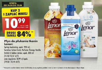 Biedronka Płyn do płukania tkanin Lenor 810-990ml oferta