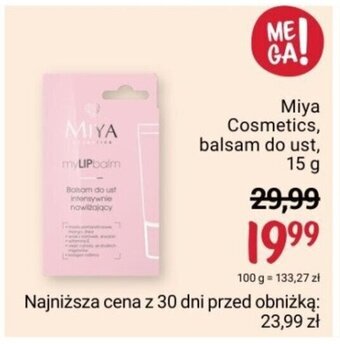 Rossmann Miya Cosmetics, balsam do ust, 15g oferta