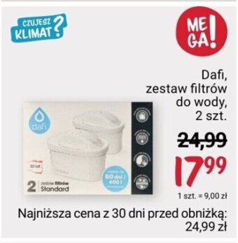 Rossmann Dafi, zestaw filtrów do wody, 2 szt. oferta