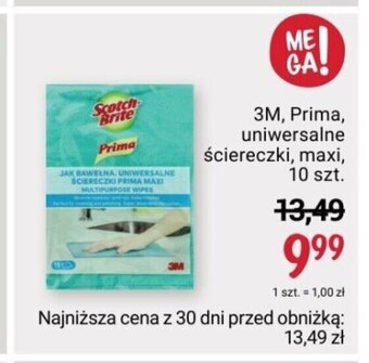 Rossmann 3M, Prima, uniwersalne ściereczki, maxi, 10 szt. oferta