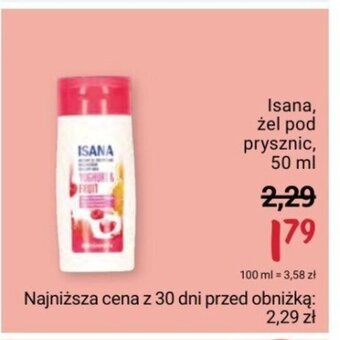 Rossmann Isana, żel pod prysznic, 50 ml oferta