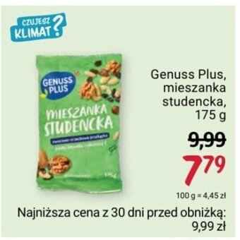 Rossmann Genuss Plus, mieszanka studencka, 175 g oferta