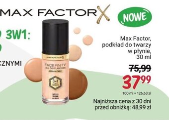 Rossmann Max Factor, podkład do twarzy w płynie, 30 ml oferta