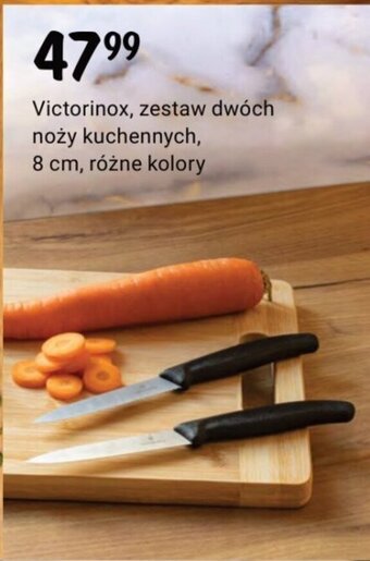 Rossmann Victorinox, zestaw dwóch noży kuchennych, 8 cm, różne kolory oferta