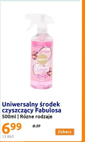 Action Uniwersalny środek czyszczący Fabulosa 500ml oferta
