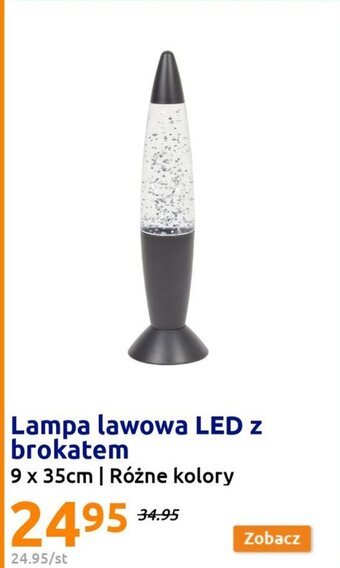 Action Lampa lawowa LED z brokatem 9 x 35cm | Różne kolory oferta