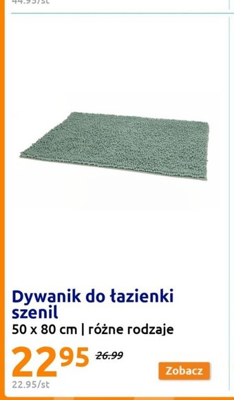 Action Dywanik do łazienki szenil 50 x 80cm oferta