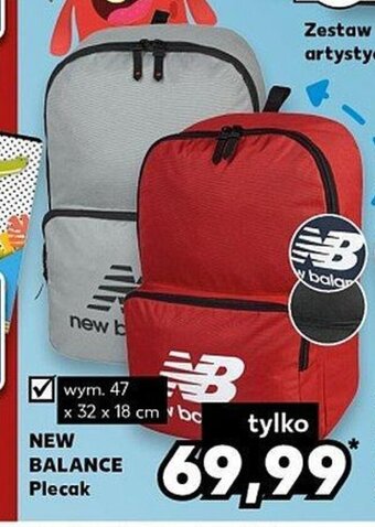 NEW BALANCE Plecak wym. 47 x 32 x 18 cm bc