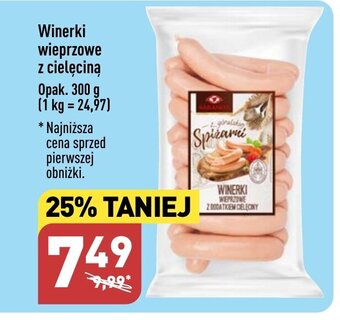 ALDI Winerki wieprzowe z cielęciną Opak. 300 g oferta