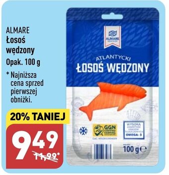 ALDI Łosoś wędzony 100 g oferta