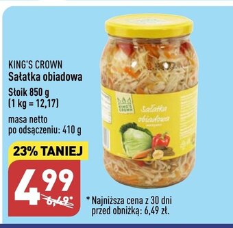 ALDI Sałatka obiadowa 850 g oferta