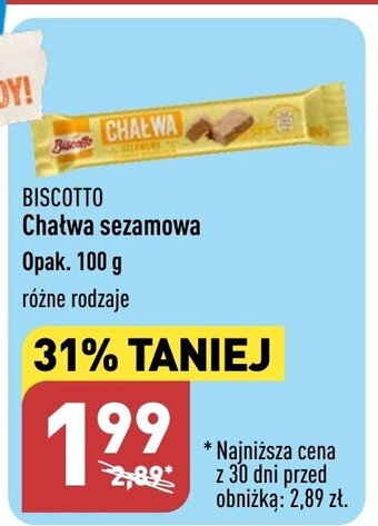 ALDI Chałwa sezamowa 100 g oferta