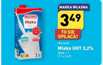 ALDI Mleko UHT 3,2% 1 l oferta