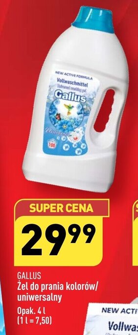 ALDI Żel do prania kolorów/ uniwersalny 4 l oferta