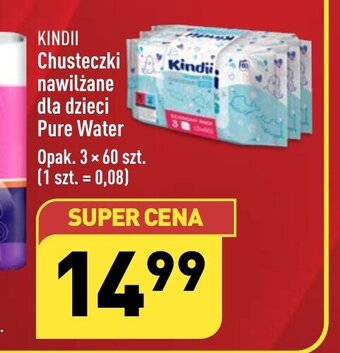 ALDI Chusteczki nawilżane dla dzieci Pure Water 3 × 60 szt. oferta
