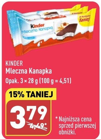 Mleczna Kanapka 3 x 28 g