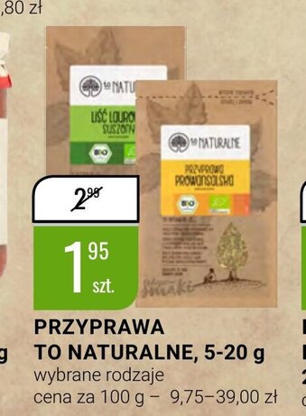 bi1 Przyprawa To Naturalne 5-20g oferta
