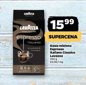 Netto Lavazza espresso italiano classico kawa mielona 250 g oferta