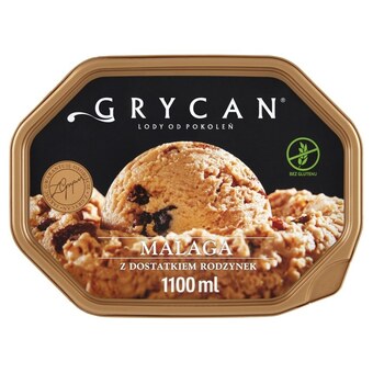 Auchan Grycan lody malaga 1100 ml oferta