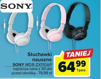 Carrefour Słuchawki sony oferta